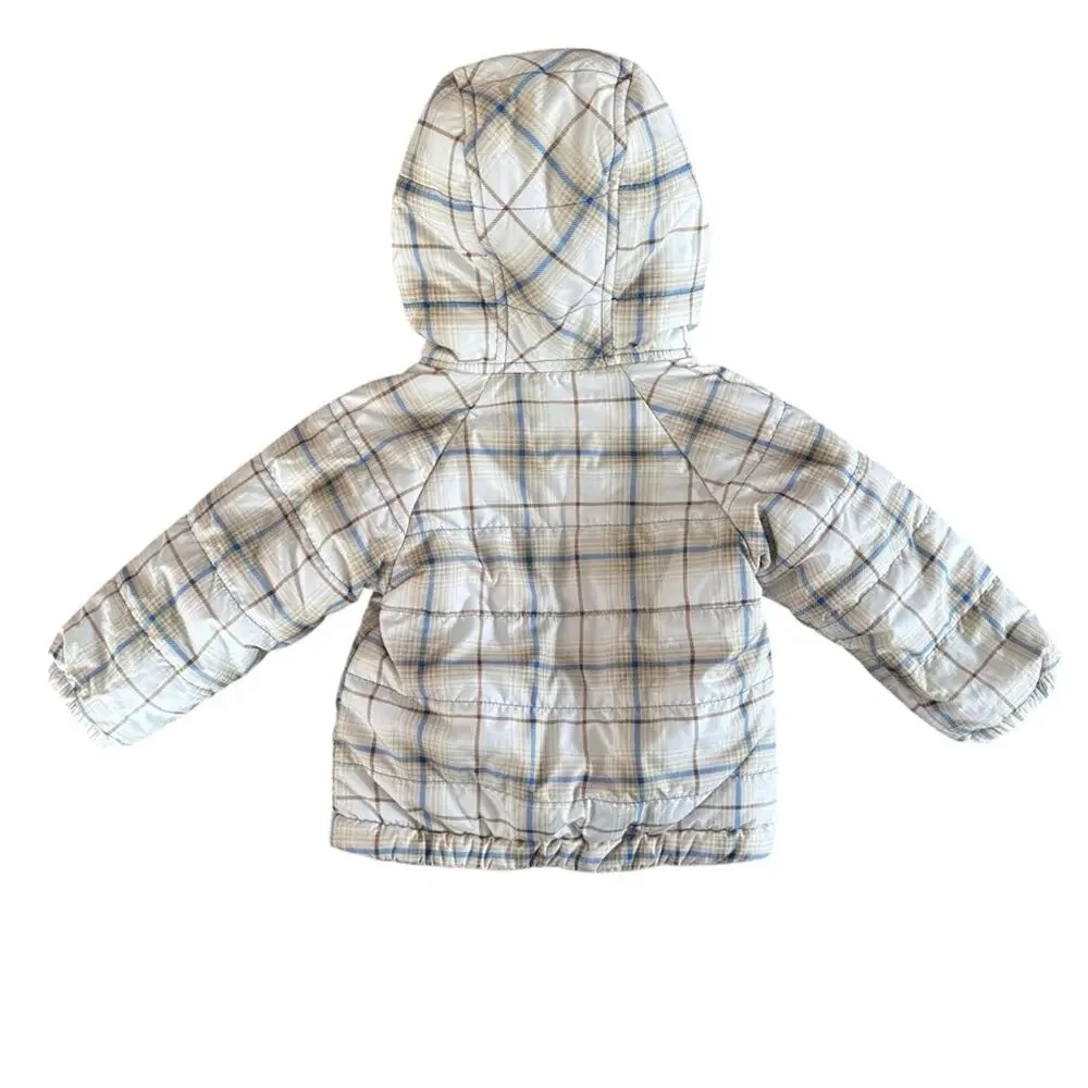 Patagonia Toddler Tribbles Reversible Hoody Water Resistant Jacket Size 12 Month